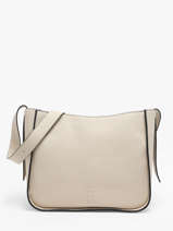 Sac Port paule M Foudre Cuir Etrier Beige foudre EFOD087M