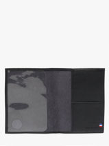 Passport Holder Madras Leather Etrier Blue madras EMAD025-vue-porte