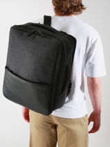 Hybrid Cabin Duffle Bag Light Etrier Gray light ELIG906M-vue-porte