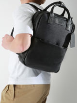 Sac  Dos Business Light 2 Compartiments Etrier Gris light ELIG8272-vue-porte