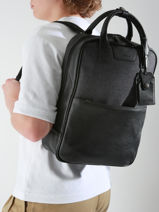 Sac  Dos Business Light 1 Compartiment Etrier Gris light ELIG8271-vue-porte