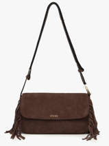 Sac Port paule Country Cuir Etrier Marron country ECOU145M