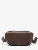 Large Leather Tradition Belt Bag Etrier Brown tradition ETRA022L