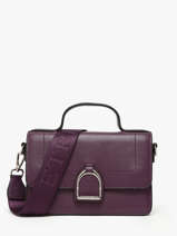 Sac Bandoulire S Altesse Cuir Etrier Violet altesse EALT048S