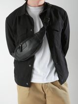 Sac Banane Flandres Cuir Etrier Noir flandres EFLA735M-vue-porte