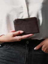 Card Holder Tradition Leather Etrier Brown tradition ETRA094M-vue-porte