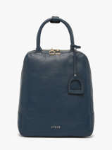 Sac  Dos Tradition Cuir Etrier Bleu tradition ETRAB37S