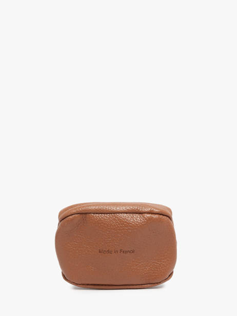 Porte-monnaie Madras Cuir Etrier Marron madras EMAD043 vue secondaire 2