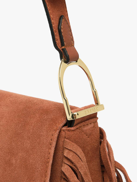 Sac Porté épaule Country Cuir Etrier Marron country ECOU145M vue secondaire 4