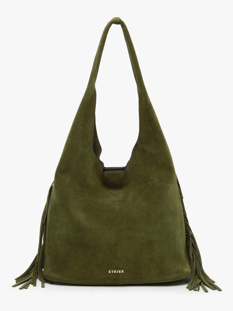 Sac Porté épaule M Country Cuir Etrier Vert country ECOU154M