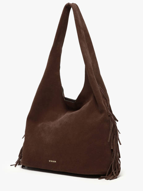 Sac Porté épaule L Country Cuir Etrier Marron country ECOU154L vue secondaire 2