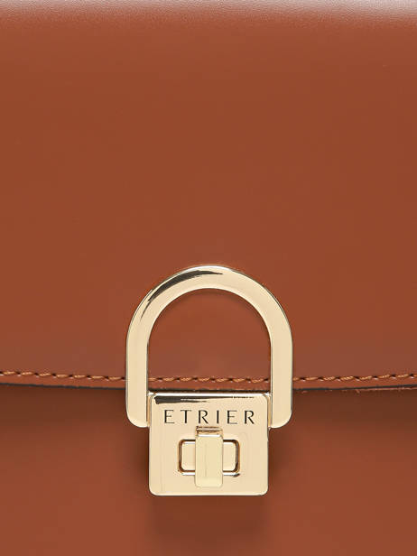 Sac Bandoulière M Altair Cuir Etrier Marron altair EALA081M vue secondaire 5